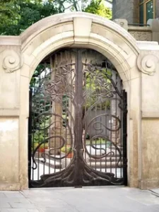 Custom Arch and Scrollwork Gates