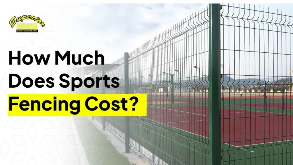 how much does sports fencing cost