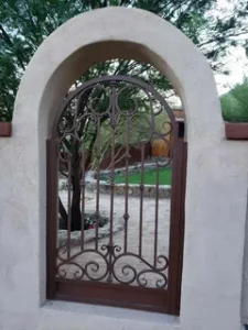 ornamental wrought iron gate